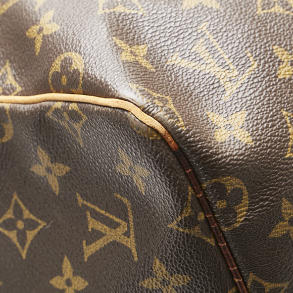 Louis Vuitton Monogram Keepall 55 Boston Bag M41424 Brown PVC Leather Women's... - Picture 6 of 13